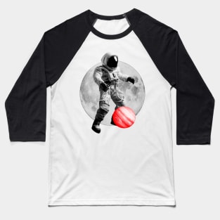 astronaut playing Volleyball Baseball T-Shirt